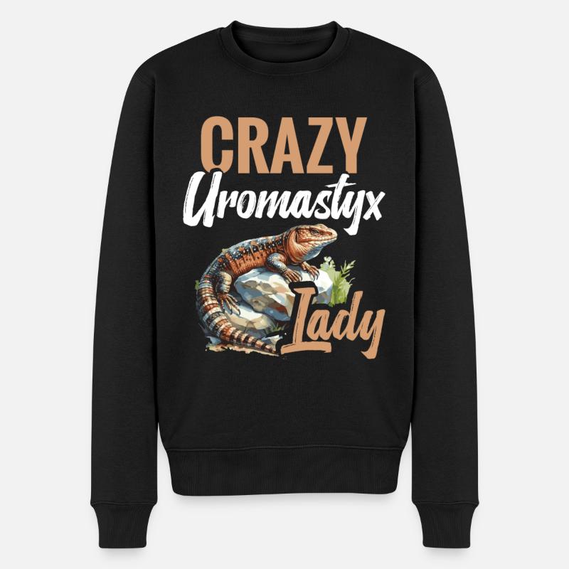 Dame Uromastyx folle - Pull Premium bio Homme - noir