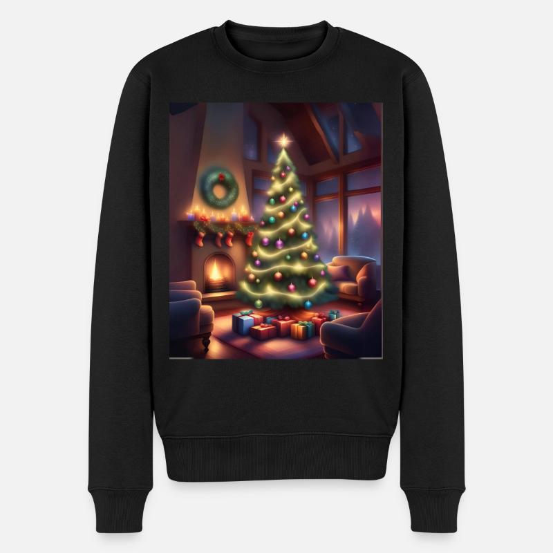 Heiligabend - Männer Premium Bio Pullover - Schwarz