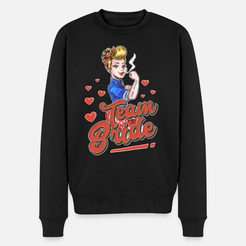 Équipe Bride - Pull Premium bio Homme - noir