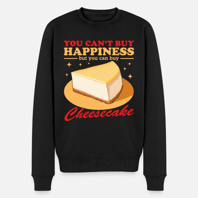 Cheesecake Curd Cake Cadeaux - Pull Premium bio Homme - noir