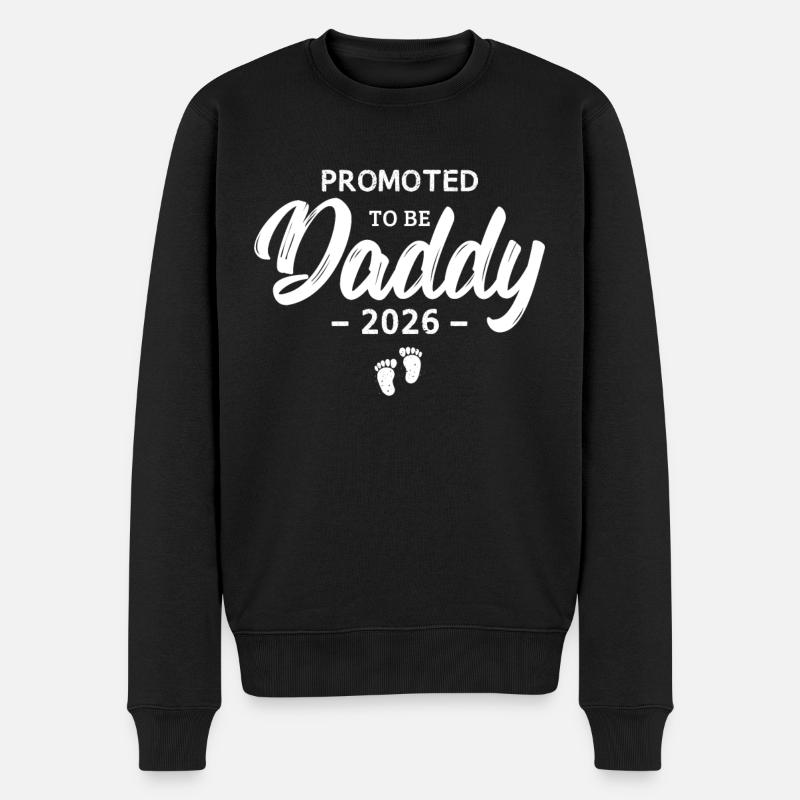Promu pour être papa 2026 - Pull Premium bio Homme - noir