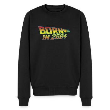 2004 Anniversaire Né à Retour vers le futur - Pull Premium bio Homme - noir - Devant - Nico (187cm)