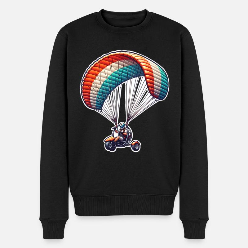Motorschirm Paramotor - Men's Premium Organic Jumper - black