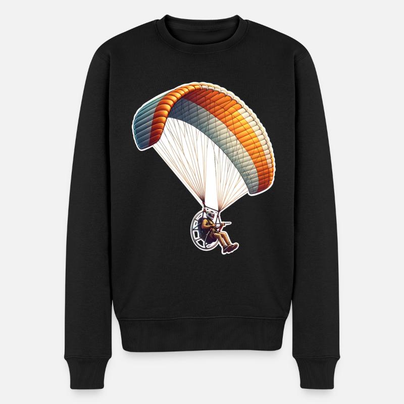 Motorschirm Paramotor - Men's Premium Organic Jumper - black