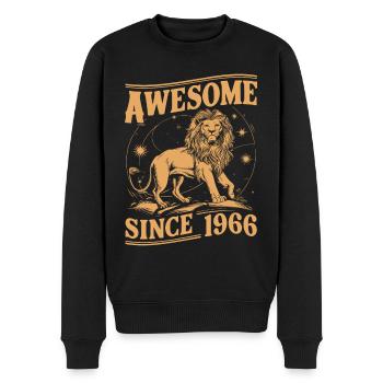 Leo Astrological Sign Zodiac Birthday Year 1966Leo - Männer Premium Bio Pullover - Schwarz - Vorne - Nico (187cm)