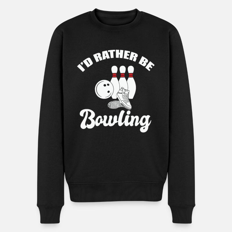 Bowling - Pull Premium bio Homme - noir