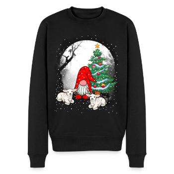 Saint-Nicolas Père Noël Habitant de la forêt Zerge - Pull Premium bio Homme - noir - Devant - Nico (187cm)