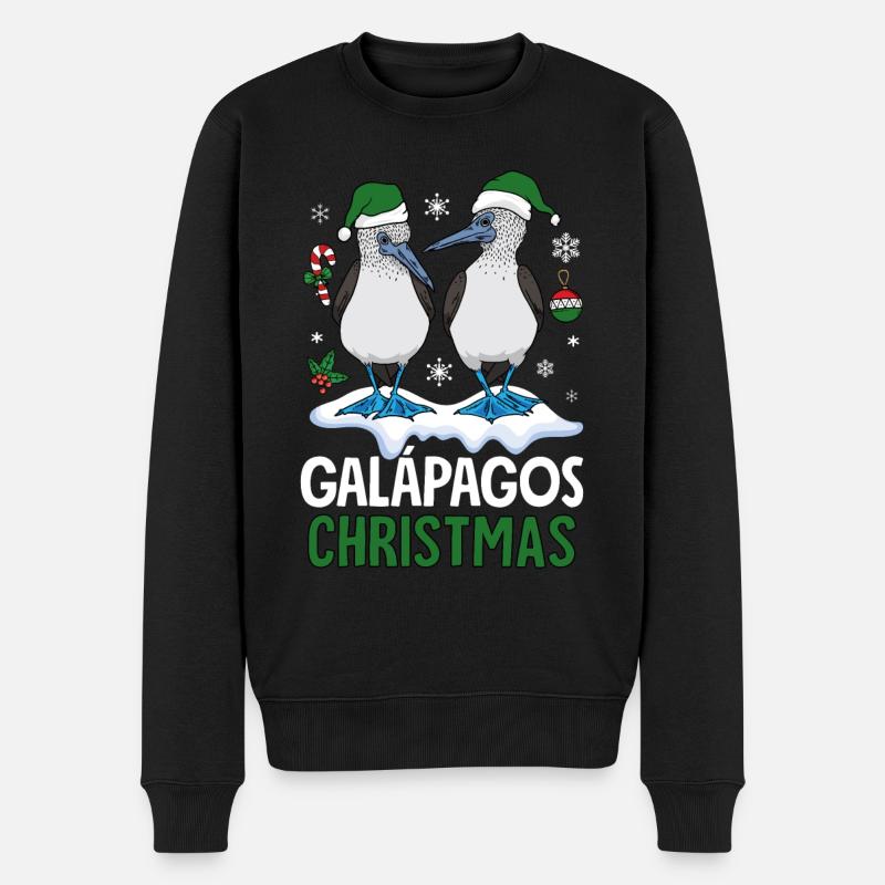 Noël aux Galapagos - Pull Premium bio Homme - noir