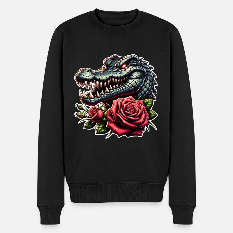 Crocodile - Pull Premium bio Homme - noir