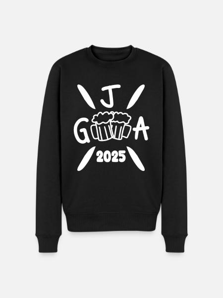 Jga 2025 - Männer Premium Bio Pullover - Schwarz