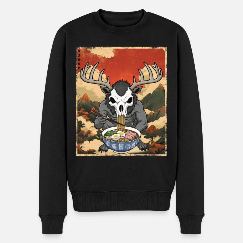 Wendigo Ramen - Pull Premium bio Homme - noir