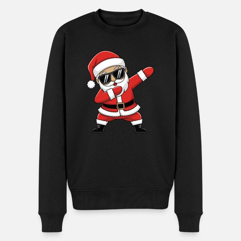Doublage du Père Noël - Pull Premium bio Homme - noir