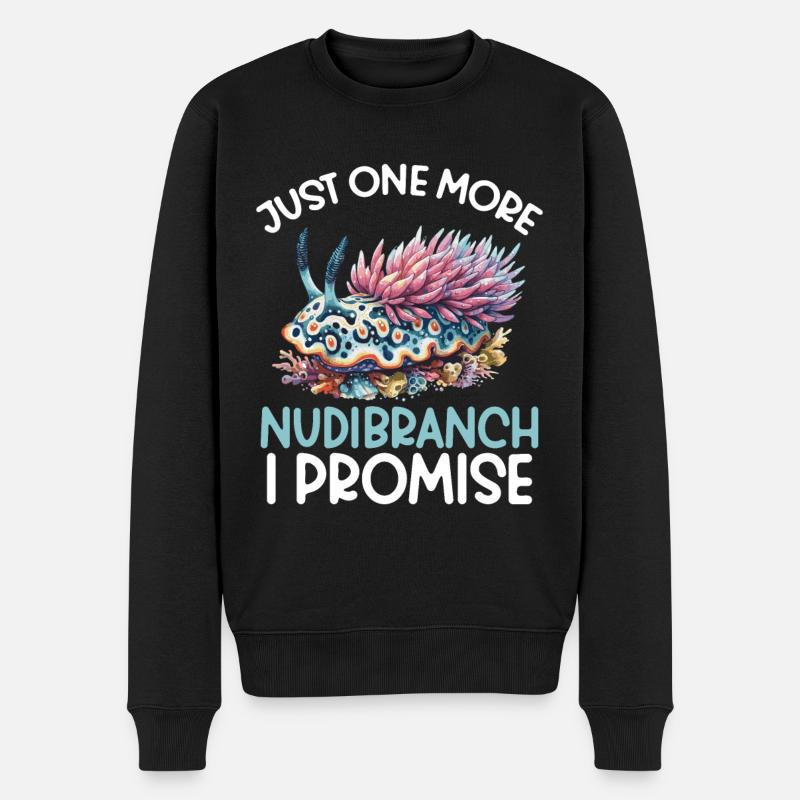 Nur Noch Eine Nacktschnecke, Das Verspreche Ich - Männer Premium Bio Pullover - Schwarz