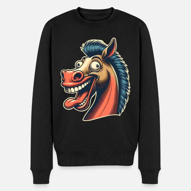Cheval - Pull Premium bio Homme - noir