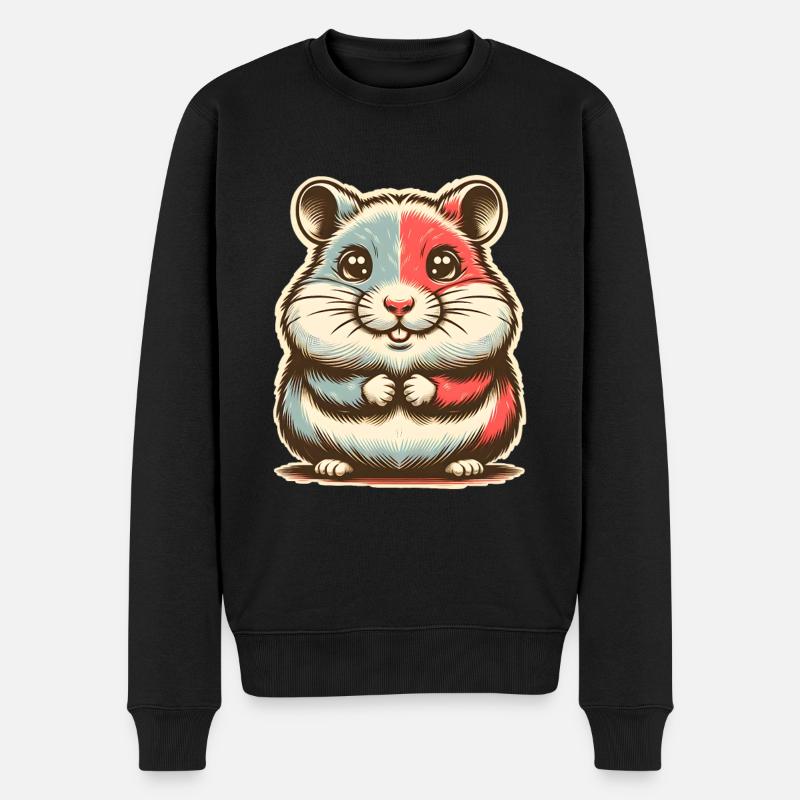 Hamster - Pull Premium bio Homme - noir