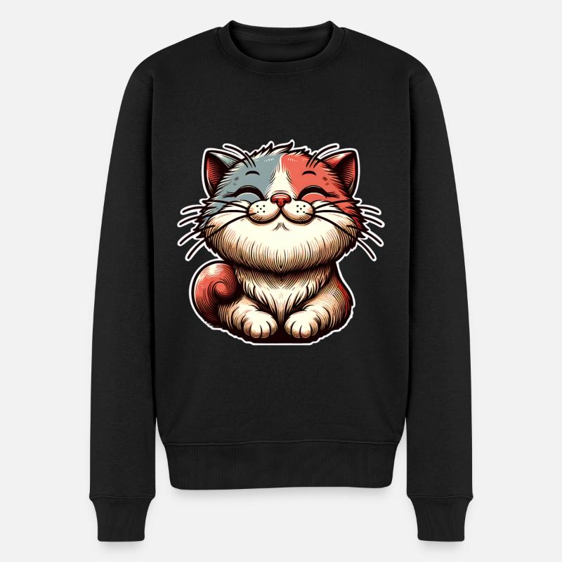 Chat - Pull Premium bio Homme - noir