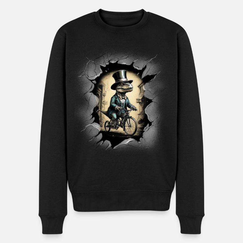 Crocodile Reptiles Reptile Crocodiles - Pull Premium bio Homme - noir