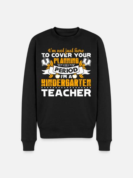 I am A Kindergarten Teacher - Men's Premium Organic Jumper - black