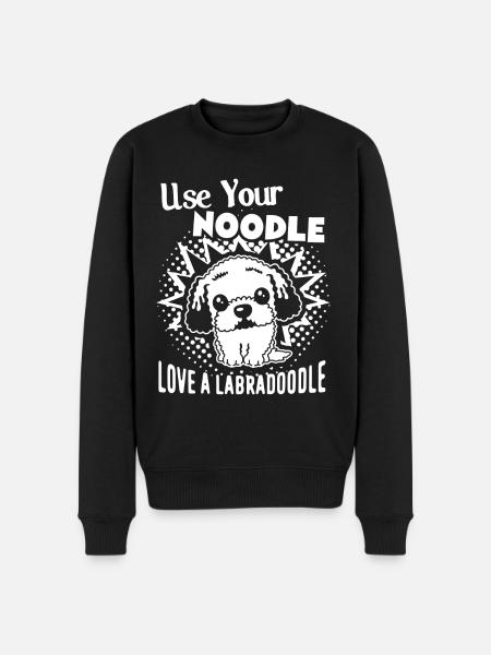 Love a Labradoodle - Men's Premium Organic Jumper - black