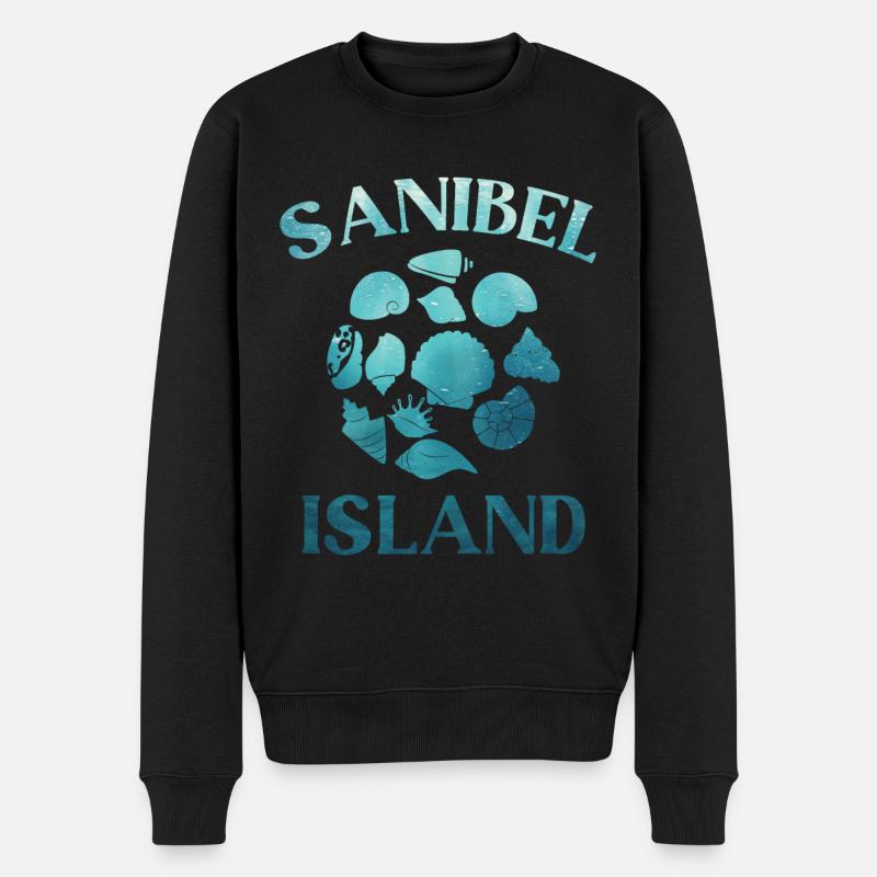 Die Insel Sanibel Ruft Und Ich Muss Gehen - Männer Premium Bio Pullover - Schwarz