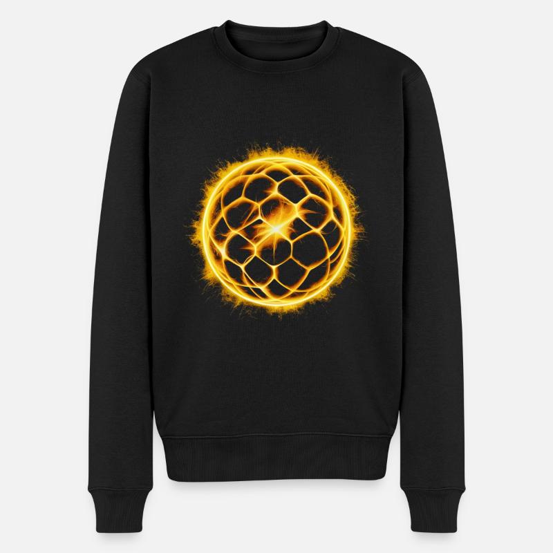 Energiekugel - Männer Premium Bio Pullover - Schwarz