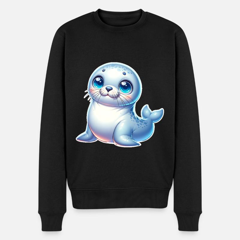 Sceau d’étanchéité - Pull Premium bio Homme - noir