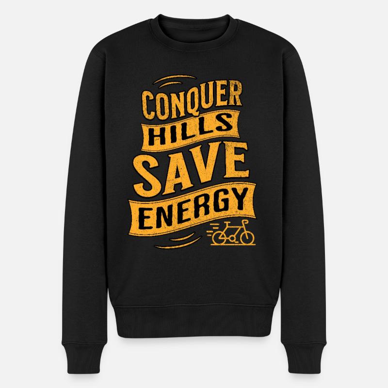 E-Bike E-Biker - Pull Premium bio Homme - noir