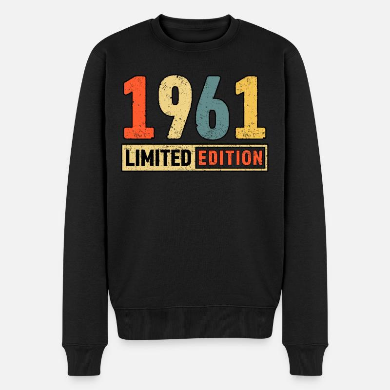 Edition limitée 1961 - Pull Premium bio Homme - noir