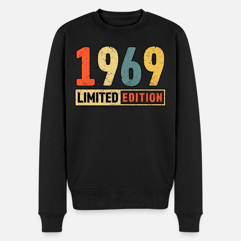 Edition limitée 1969 - Pull Premium bio Homme - noir