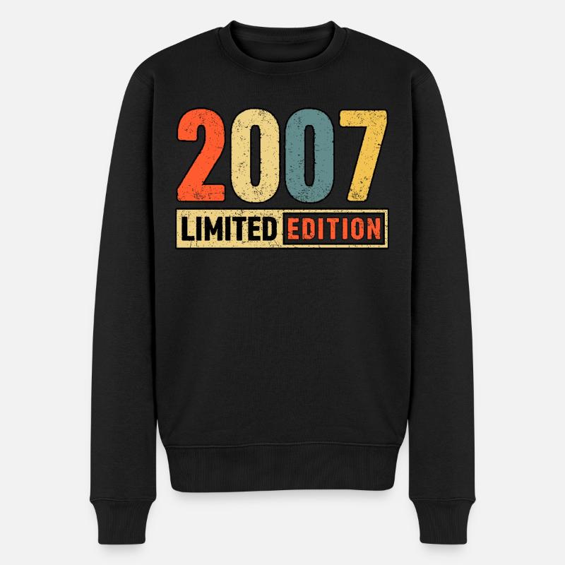 Edition limitée 2007 - Pull Premium bio Homme - noir