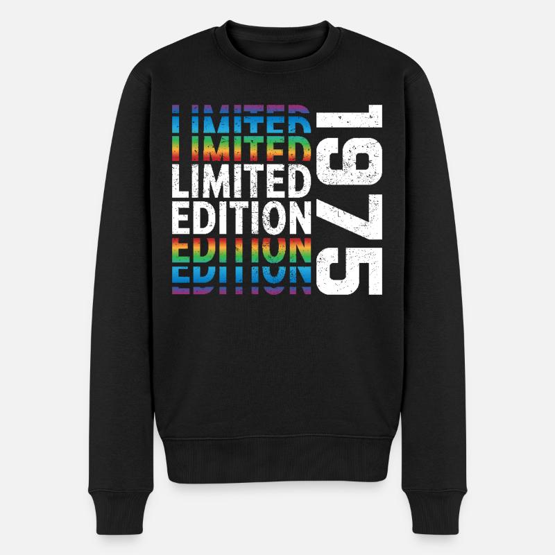 Edition limitée 1975 - Pull Premium bio Homme - noir