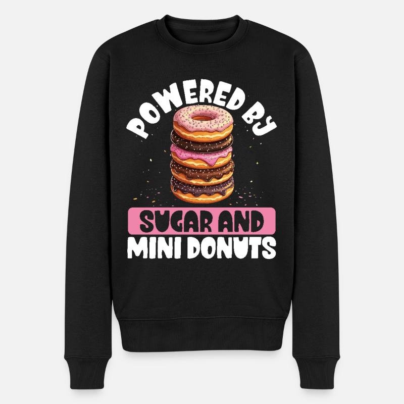 Donuts Donut - Männer Premium Bio Pullover - Schwarz