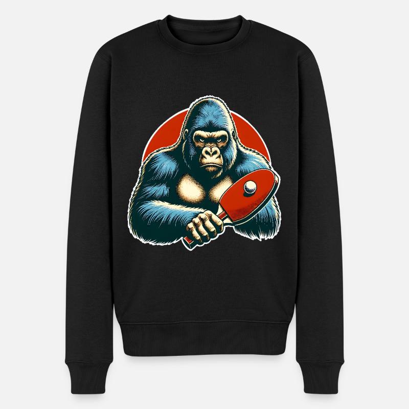 Ping-pong - Pull Premium bio Homme - noir