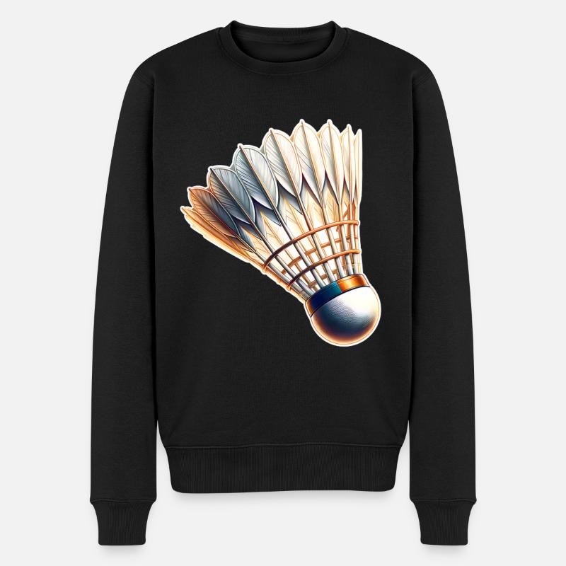 Badminton - Pull Premium bio Homme - noir
