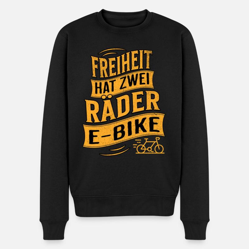 E-Bike E-Biker - Pull Premium bio Homme - noir