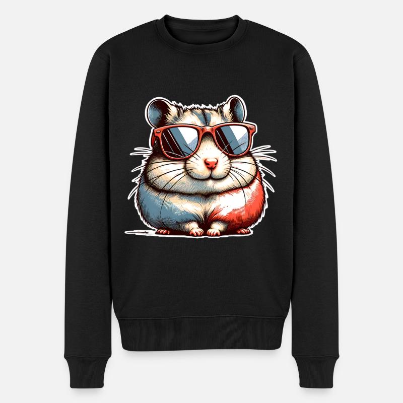 Hamster - Pull Premium bio Homme - noir