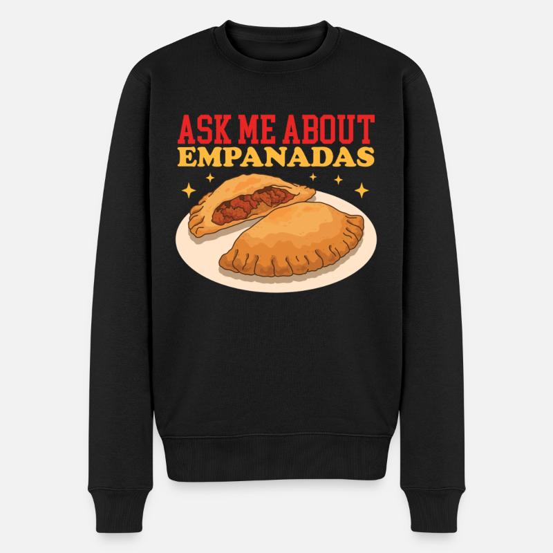 Empanada Dumpling Empanada's Gift - Men's Premium Organic Jumper - black