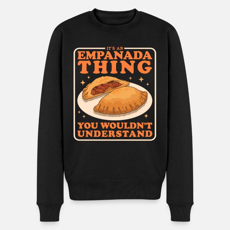 Empanadas Teigtasche Empanada Geschenke - Männer Premium Bio Pullover - Schwarz
