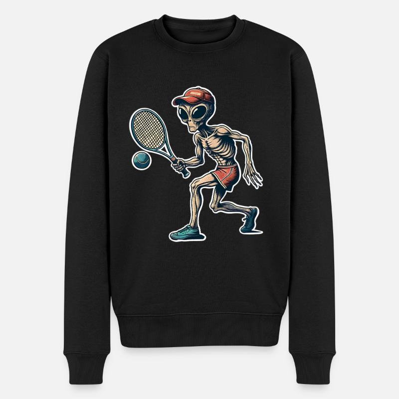 Tennis extraterrestre - Pull Premium bio Homme - noir