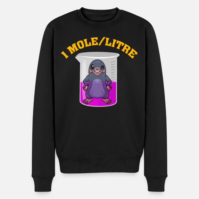 1 mole/L - Pull Premium bio Homme - noir