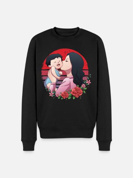 Maman de la fée Une - Pull Premium bio Homme - noir