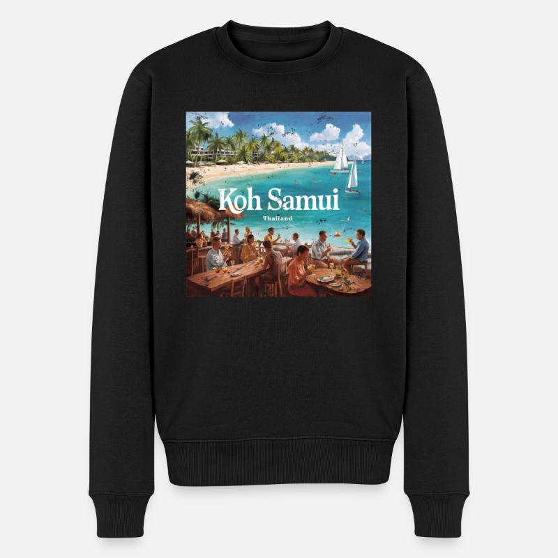 Koh Samui - Pull Premium bio Homme - noir