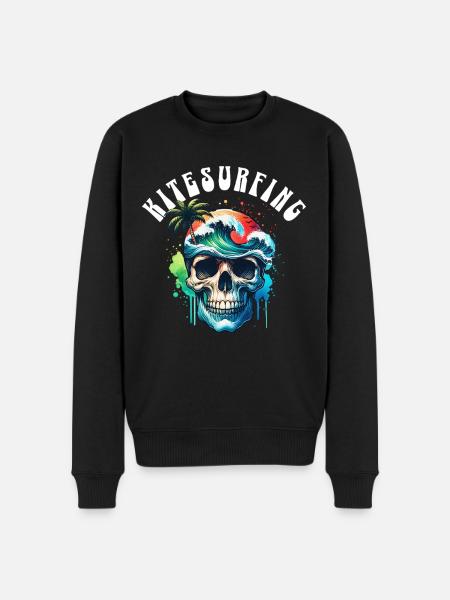 Kitesurf Kitesurfer Kiteboard - Pull Premium bio Homme - noir