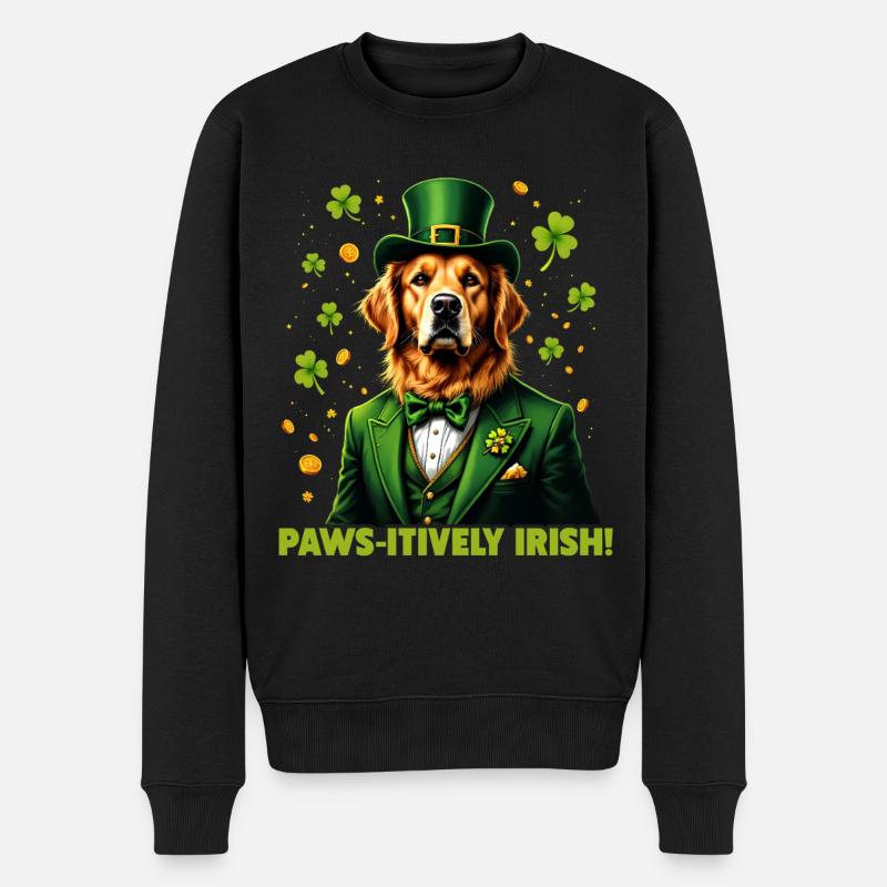 Paws-itively irlandais - Pull Premium bio Homme - noir