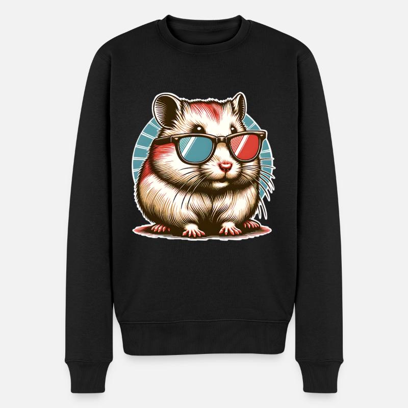 Hamster - Pull Premium bio Homme - noir