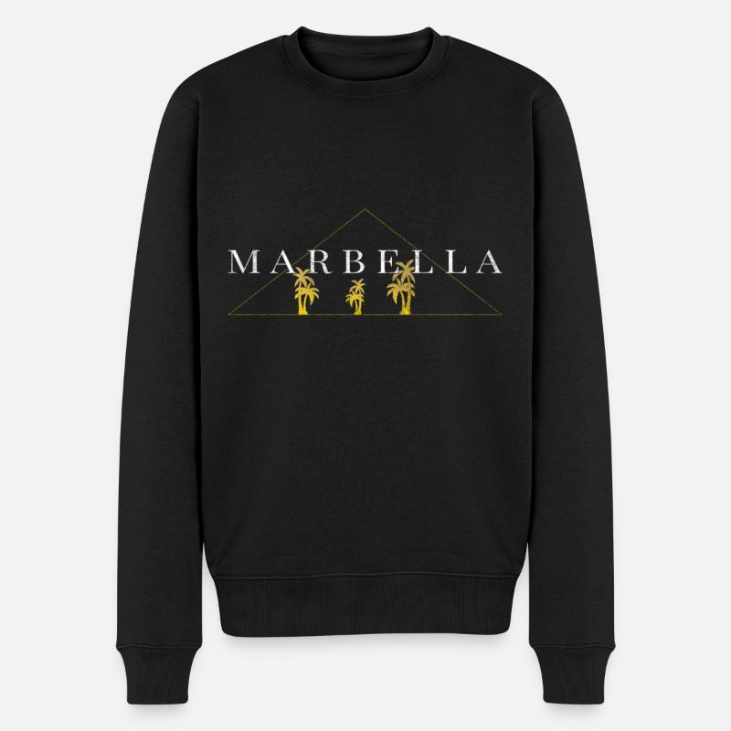 Marbella - Pull Premium bio Homme - noir