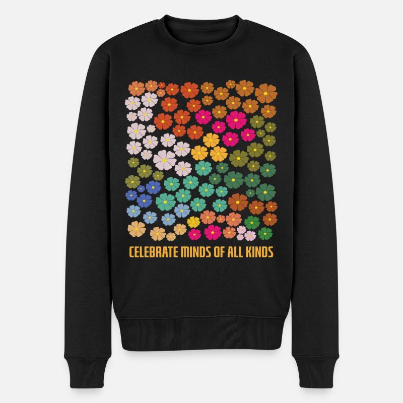 Autismus: Celebrate Minds Of All Kinds - Männer Premium Bio Pullover - Schwarz