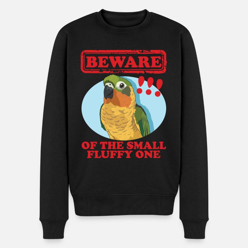 Conure Papageien Conures Geschenke - Männer Premium Bio Pullover - Schwarz