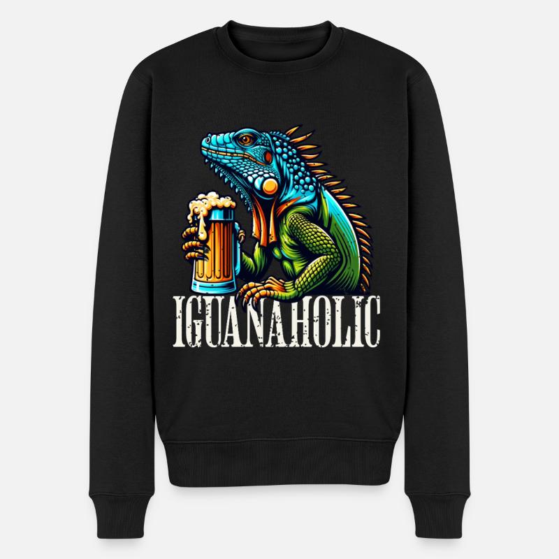 Bière Iguana - Pull Premium bio Homme - noir
