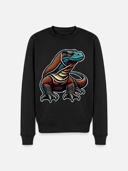 Komodo Dragon - Men's Premium Organic Jumper - black